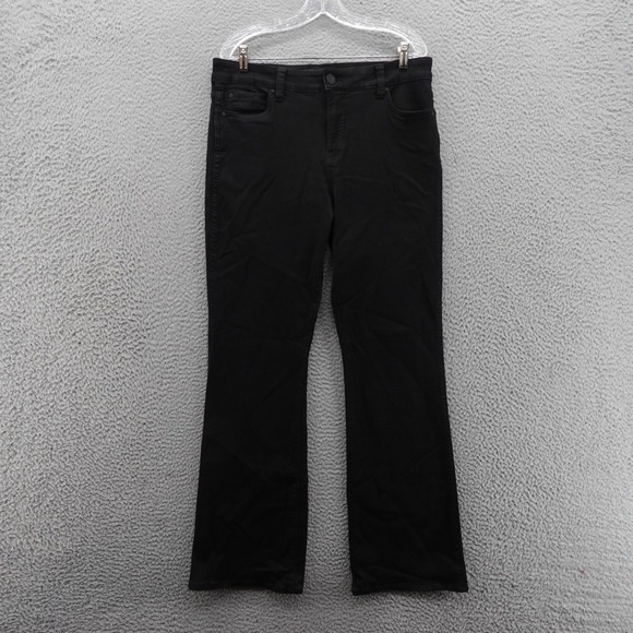 Kut From The Kloth Natalie Bootcut Jeans Size 14 Black High Rise Stretch Womens - Picture 1 of 15
